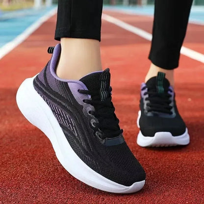 Zapatillas deportivas informales para correr, de verano, antideslizantes, para senderismo, de malla, transpirables, para mujer, tendencia 2024, para parejas 