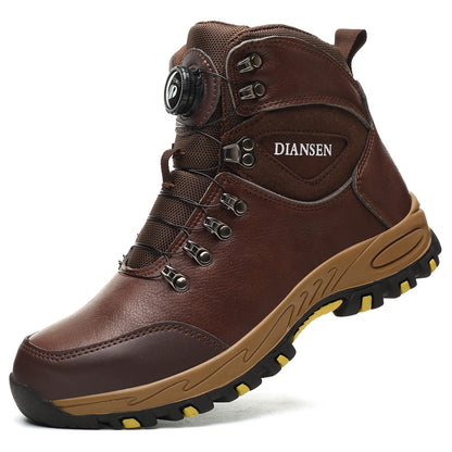 Rotating Button Safety Shoes Men Work Sneakers Indestructible Shoes Puncture-Proof Protective Shoes Work Boots Tactical Boots