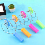 Giroscopio magnético mágico con luz LED, juguete creativo con manivela, luminoso, colorido, con mango giratorio, clásico para niños