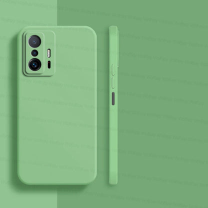 For Xiaomi 11T Pro Case Xiaomi 11T 12T 13T Pro 5G Cover Shockproof Luxury Liquid Silicone TPU Phone Back Cover Xiaomi 11T Pro