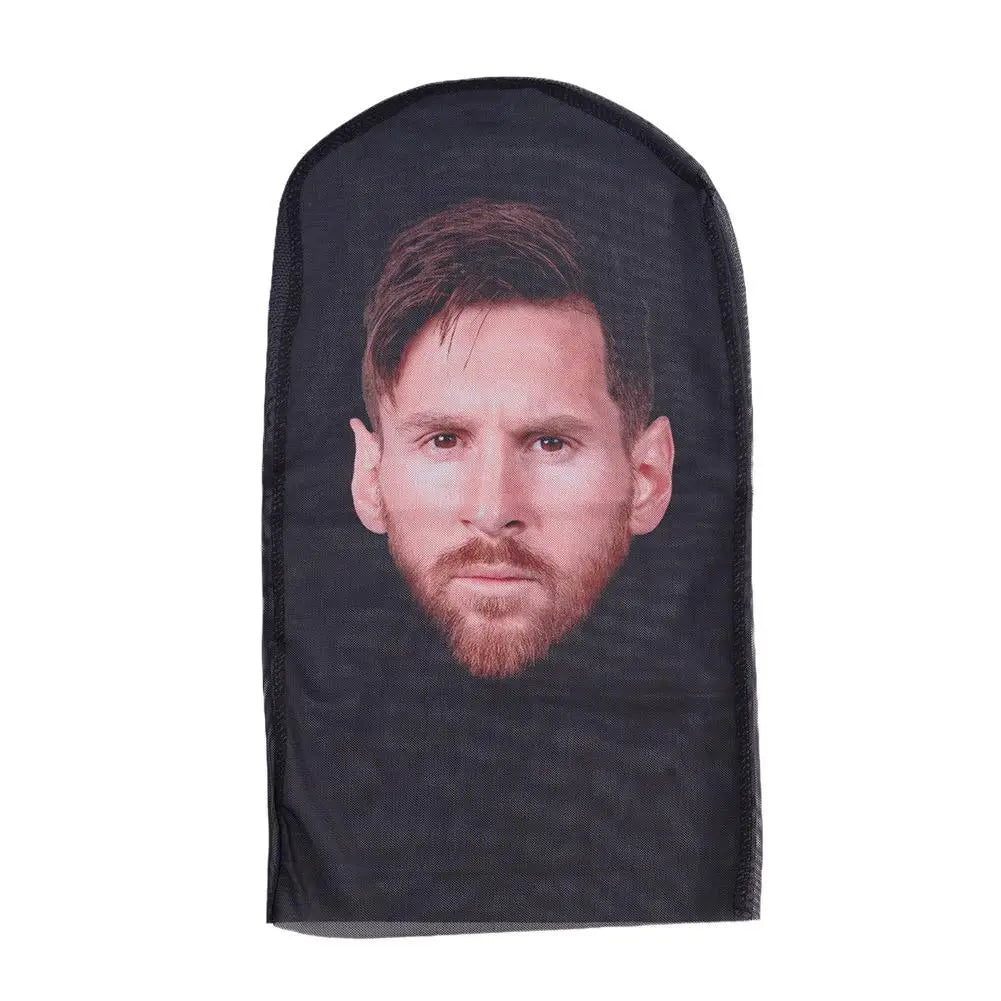 Máscara creativa de Kanye con impresión 3D, malla elástica, máscara facial completa, tocado para cosplay, artículos novedosos, accesorios de fiesta para cosplay para hombres y mujeres