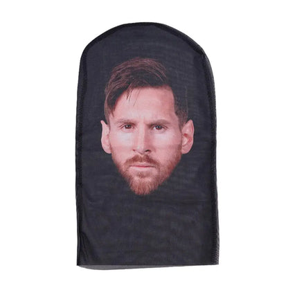 Máscara creativa de Kanye con impresión 3D, malla elástica, máscara facial completa, tocado para cosplay, artículos novedosos, accesorios de fiesta para cosplay para hombres y mujeres