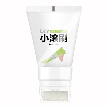 100g White Pink Wall Small Roller Brush Paint Interior Wall Repair Household Wall Graffiti Repair Environmental Protection Paint
