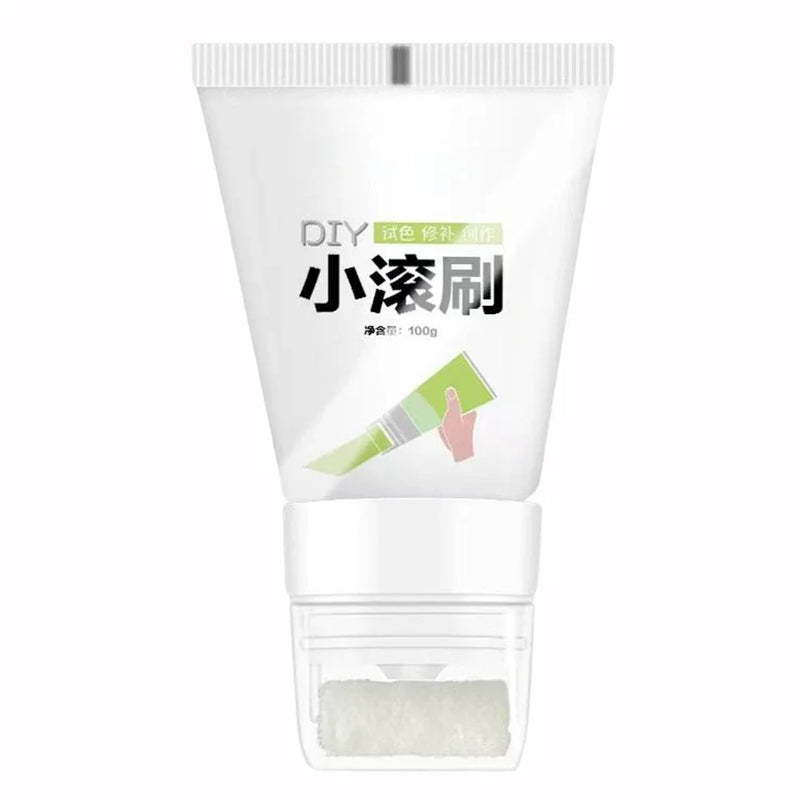 100g White Pink Wall Small Roller Brush Paint Interior Wall Repair Household Wall Graffiti Repair Environmental Protection Paint