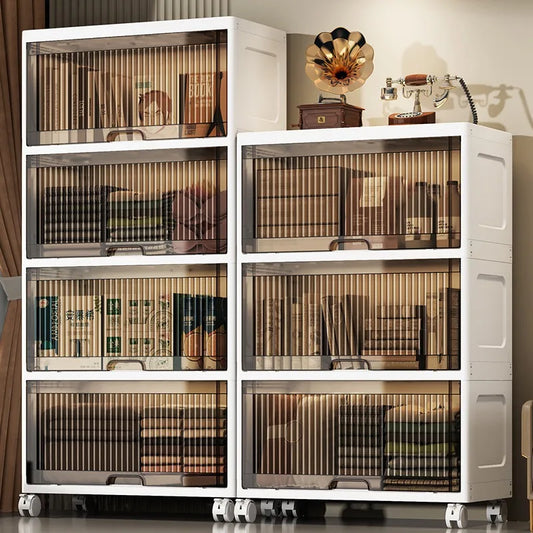 Armario multifunción para sala de estar, caja de almacenamiento plegable de 2/3/4/5/6 capas, armario de gran capacidad, muebles de guardarropa para el hogar