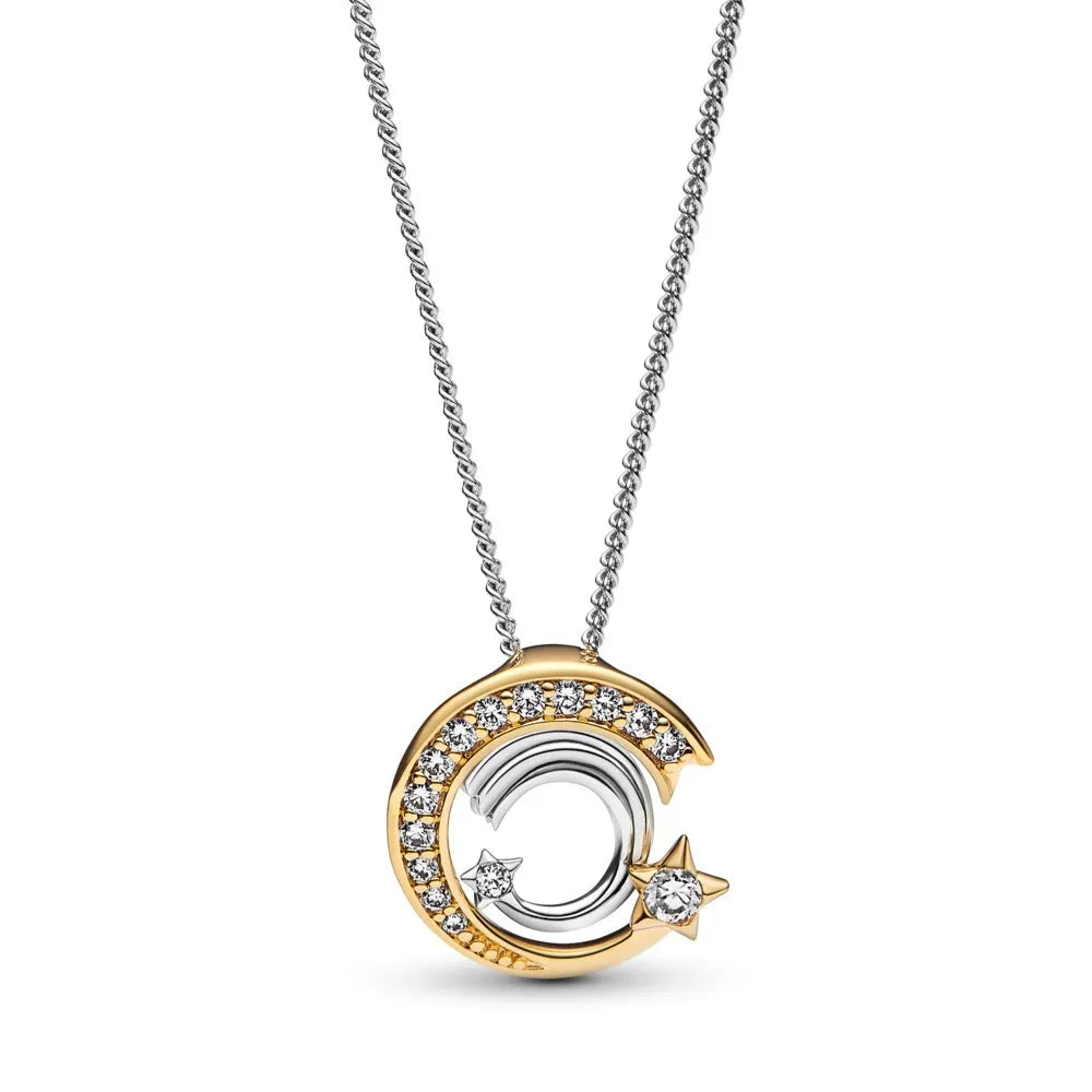 Novo amor coração zircão pingente colar original pandora diy feminino chaveiro jóias decoração pulseira acessórios charme contas