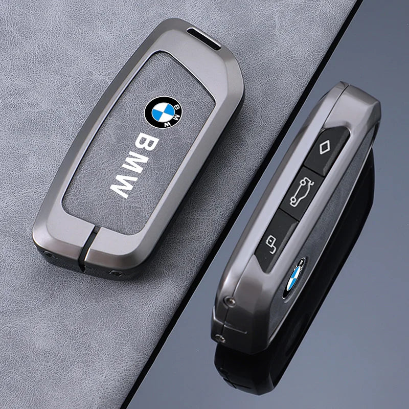 Funda de cuero de aleación de Zinc para llave de control remoto para coche, accesorios para BMW X1 U11 X7 G07 XM G09 i7 7 Series G70 LCI iX I20 U06 G81 M3 2023