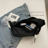 2024 New Fashion Crossbody Bag Simple Wide Shoulder Strap Design Single Shoulder Bag Original Style Commuting Dumpling Women's Bag