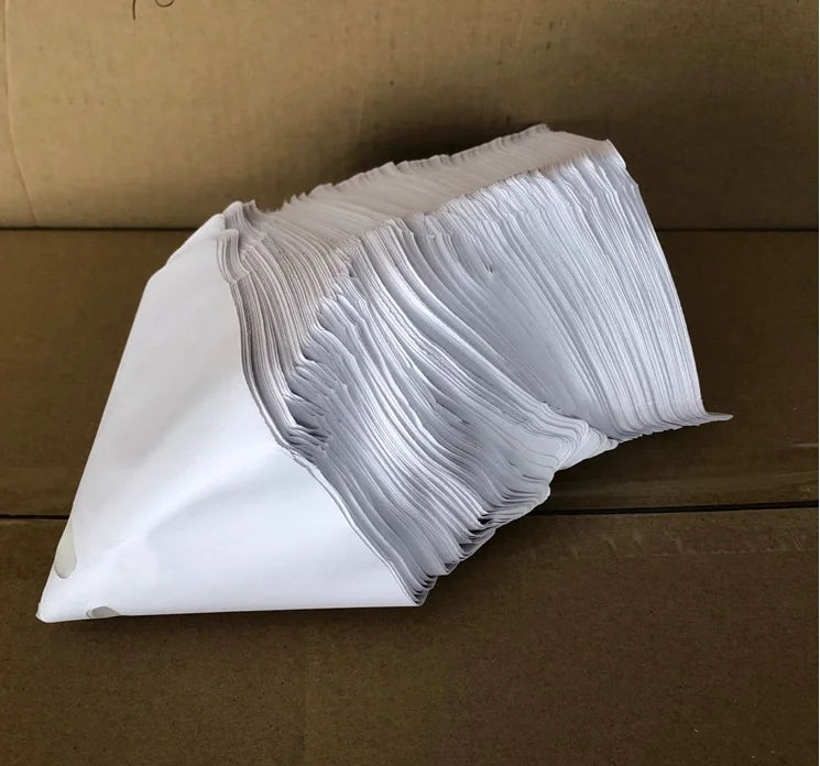 Filtro de papel de malla para pintura en aerosol para automóviles, embudo purificador de filtro de pintura desechable, embudos de papel cónicos de nailon y micras. 