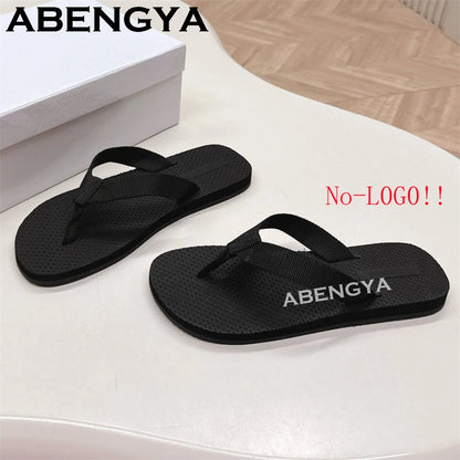 2025 Summer Hot Red Sole Flip Flops Flat Slippers For Women&Men Thick Sole Lazy Mules Casual Vacation Beach Slides Couple Shoes