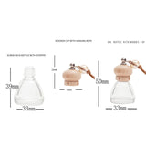 1Pc 8ML Conical Flask Empty Bottle Car Pendant Car Essential Oil Diffuser Fragrance Air Freshener Scent Perfume Bottle Ornament