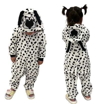 Cartoon Kigurumi For Children Kids' Animal Onesie Pyjamas Dog Wolf Dragon Dinosaur Halloween Carnival One-piece Costume Homewear