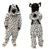Cartoon Kigurumi For Children Kids' Animal Onesie Pajamas Dog Wolf Dragon Dinosaur Halloween Carnival One-piece Costume Homewear