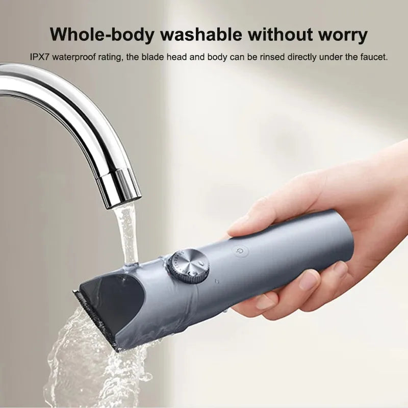 MIJIA Hair Clipper 2 Hair Trimmer Professional Beard Cut Machine IPX7 Waterproof Wireless Haircut Machine Mijia Clipper 2