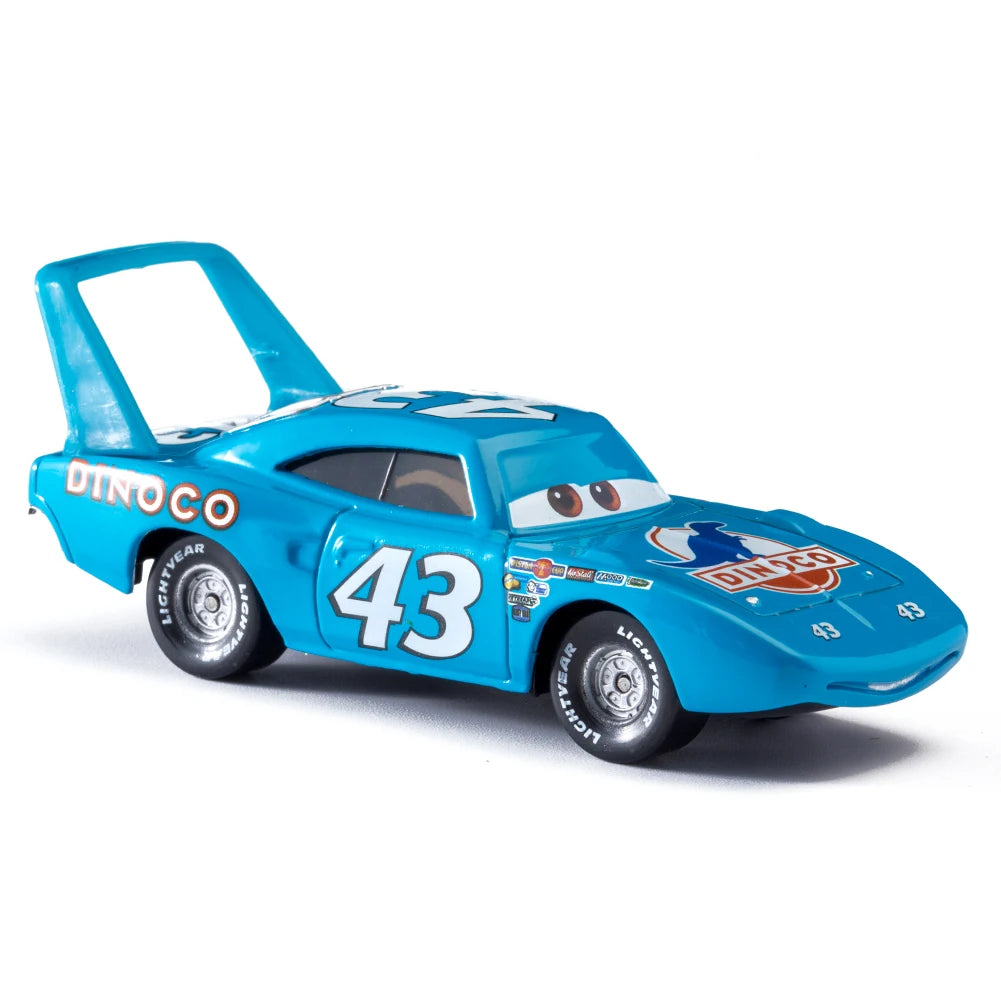Disney Pixar Cars Lightning McQueen Alloy Metal Mater Model Car 1:55 Diecast Jackson Storm Vehicle Toy Car Kids Birthday Gift