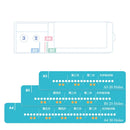 Fromthenon 5 Holes Puncher Loose Leaf Notebook Paper Mini Puncher Loose-leaf Binding Student Office Stationery Supplies