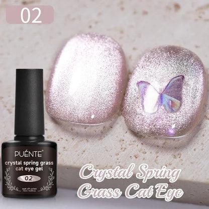 7.5ML Super Shiny Ruby Red Cat Magnetic Gel Nail Polish Wine Red Cat Eye Gel Soak Off Semi-Permanent Nail Varnish For Manicure