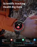 Novo Smartwatch T-Rex3 Pro 2026 – Bateria de 1100mAh, GPS com rastreamento de rota, Resistência à água 5ATM, Monitoramento de esportes e corrida, Bússola, Estilo militar
