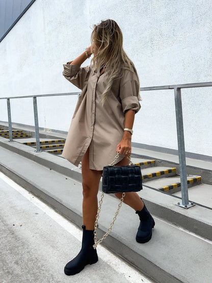 Camisas blancas informales de moda coreana para mujer, blusas de gran tamaño para primavera y verano 2021, camisas holgadas lisas para mujer, ropa de calle diaria