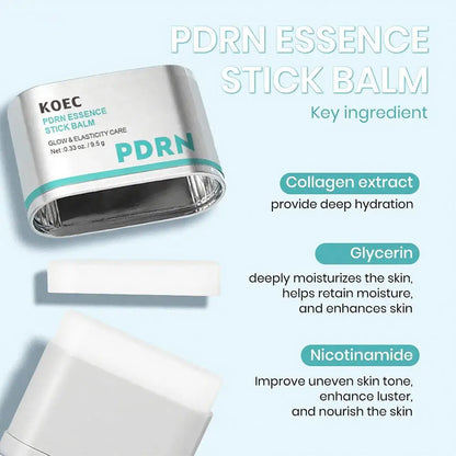 1/2/3pcs PDRN Collagen Essence Stick Balm All-in-One Eye, Neck & Makeup Base Balm, Plumping for Fine Lines Wrinkles Skin Care