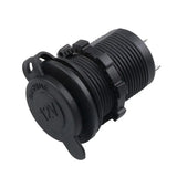 USB Car Charger Switch Voltmeter Panel For Marine Cigarette Lighter Voltmeter Power Outlet Socket Panel Mount Holder DIY 1Pc