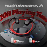 Auriculares inalámbricos DACOM, deportivos, Bluetooth, IPX7, resistentes al agua, 20 horas de reproducción para correr, auriculares inalámbricos AAC.