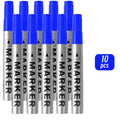 Permanent Paint Marker Pen Waterproof Black Pen for Tyre Oily Markers Quick Drying Signature Pen Stationery Supplies