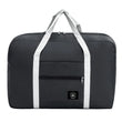New Polyester Travel Handbag Large Capacity Waterproof Duffle Bag Solid Color Foldable Hand Luggage Shoulder Bag Women&Men