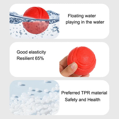 MADDEN S-XL Sizes Solid Rubber Balls Bouncy Ball Bite Resistant Indestructible Dog Training Interactive Ball Pet Toy Molar Ball