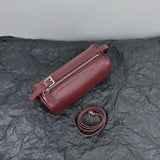 split leather 90s pen bag 2026 new luxury design soft cowhide mini one-shoulder crossbody bag suede fashion ladies handbag