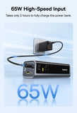 Baseus 145W Power Bank 20800mAh PD 100W Fast Charging with Smart Digital Display Portable External PowerBank for Laptop Phone 17