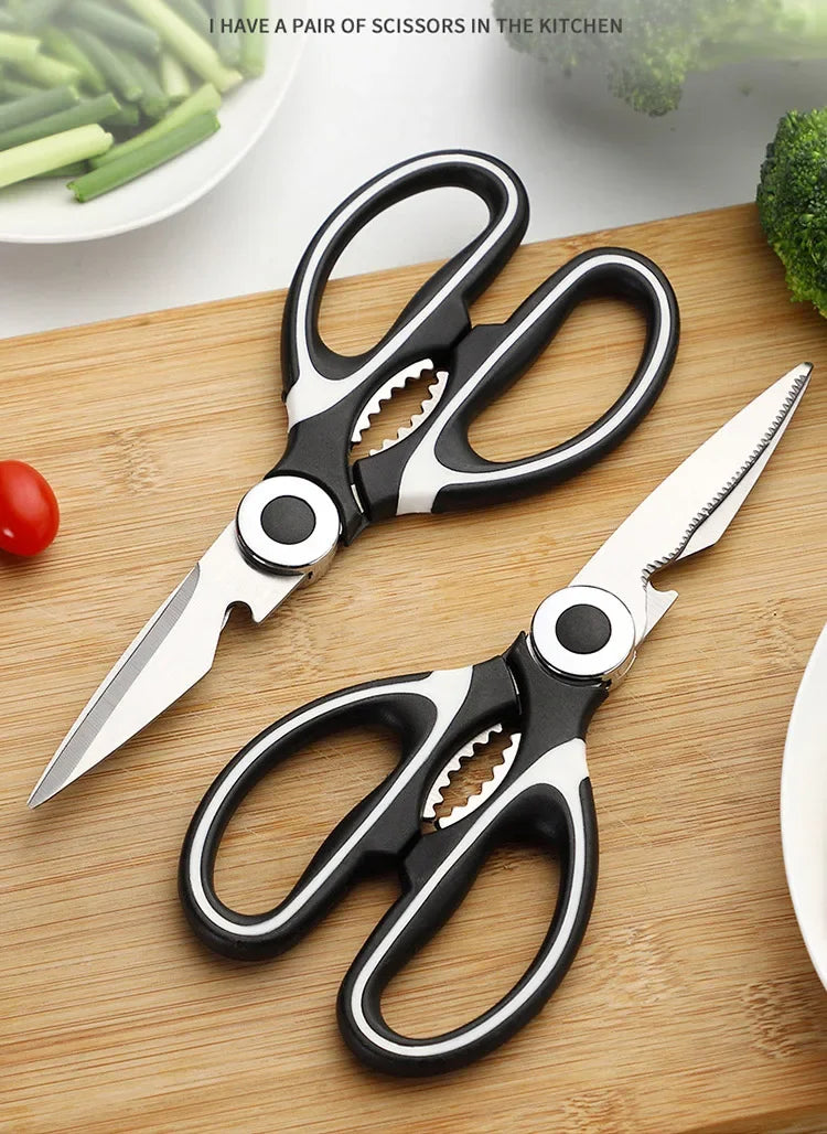 Heavy Duty Kitchen Scissors Multifunctional Dishwasher Safe Meat Poultry and General Purpose Scissors Stainless Steel Utility