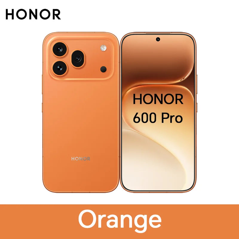 Smartphone HONOR 600 Pro 5G (Versão UE) 6.57" AMOLED - Snapdragon 8 Elite | Câmara 200MP AI, Bateria 6400mAh & 80W Super Charge