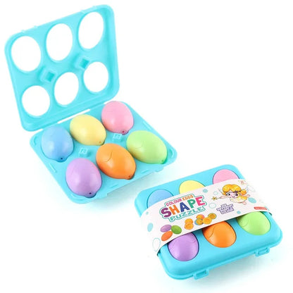 Eggs Screws 3D Puzzle Montessori Learning Education Math Toys Kids Shape Smart Game for Children Easter Educational Gifts 