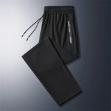 Cool Summer Men's Pants 8XL Plus Size Sweatpants Fashion Casual Trousers Stretch Male Large Size 7XL 8XL Summer Pants Black Grey
