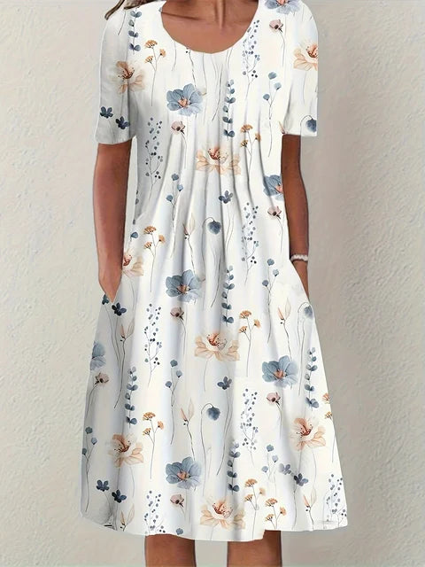 Vestido casual solto para mulheres, moda elegante, novo temperamento