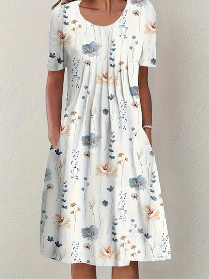 Vestido casual solto para mulheres, moda elegante, novo temperamento