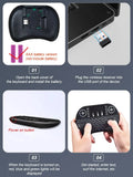 Wireless Mini Keyboard Flight Mouse 2 4g Large Touchpad Digital Computer Dry Battery USB Charging Dual Purpose Keyboard