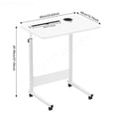 Height Adjustable Notebook Desk, Computer Table, Stand Table with Wheel, Nightstand, Sofa and Bed, Bedroom Furniture, HWC 