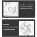 16 Inch Smart Pedestal Standing Fan Shaking Time Outdoor Remote Control Floor Fan for Living Room Bedroom Kitchen Home Office