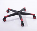 Base giratoria de nailon resistente para silla, base de cinco estrellas con ruedas, repuestos para sillas gaming de oficina, accesorios para muebles de hogar 