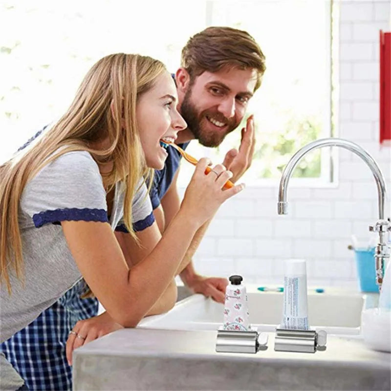 Stainless Steel Toothpaste Squeezer Wringer Roller Dispenser for Ointments Cosmetics Bathroom Accessories Tube Cream Tube Roller