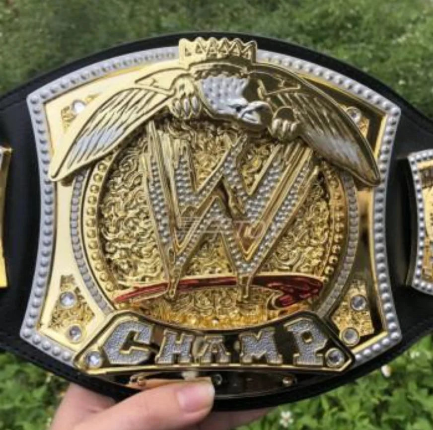 WWE Boxing Champion Gold Belt WWE Championship Belt Characters Occupation Wrestling Gladiators Belt Cosplay Toys Halloween Gift