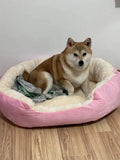Very Soft Warm Dog Bed Pets Basket Cat House Sofa for Medium Large Dog Sofa Bed Cushion Dog Bed House Pet Supplies Accessories