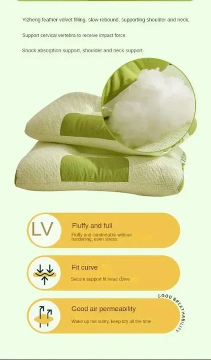 Cervical Orthopedic Neck Pillow Help Sleep And Protect The Pillow Neck Household Soybean Fiber SPA Massage Pillow For Sleeping