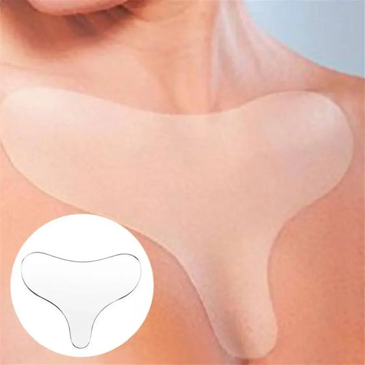Parches antiarrugas de silicona para levantamiento de pecho, almohadillas de cinta, almohadillas de cuello, parches reutilizables para eliminar arrugas de la piel del pecho.