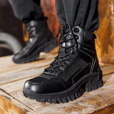 High Top Waterproof Hiking Shoes Tactical Sport Men's Shoes Male Outdoor Mountain Climbing Shoes Hunting Boots Men Outdoor Boots