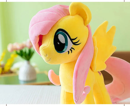 30CM My Little Pony Kawaii Toys Pinkie Pie Fluttershy Twilight Sparkle Soft Stuffed Dolls Ornaments Plushie Gifts For Kids