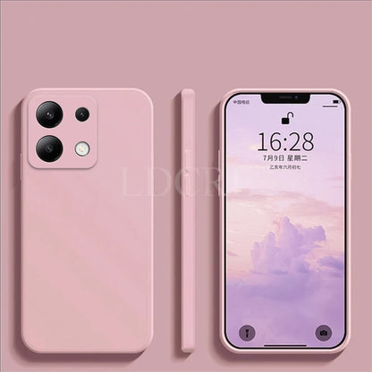 For Xiaomi Redmi Note 13 Case Liquid Silicone Cover Redmi Note 13 Pro Plus Case TPU Protective Phone Case Redmi Note 13 Cover