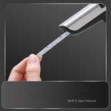 Portable Electronic Scale with Rule, Household Small 50kg Portable Mini Hook Weighing, High-Precision Luggage Weighing Device